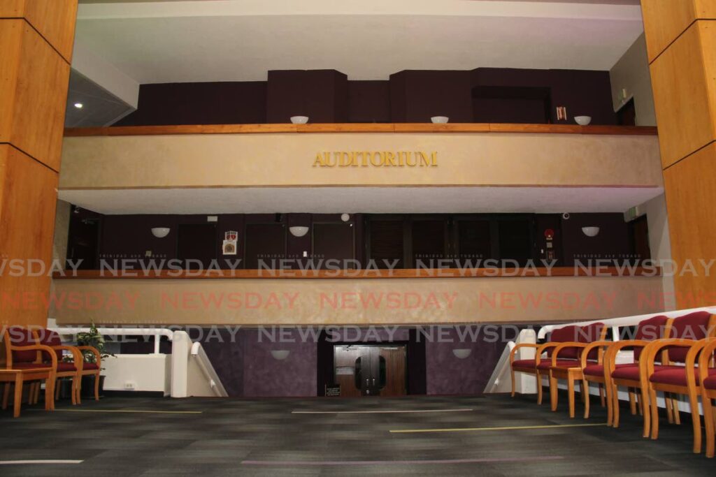 File photo of the Central Bank auditorium.  - AYANNA KINSALE