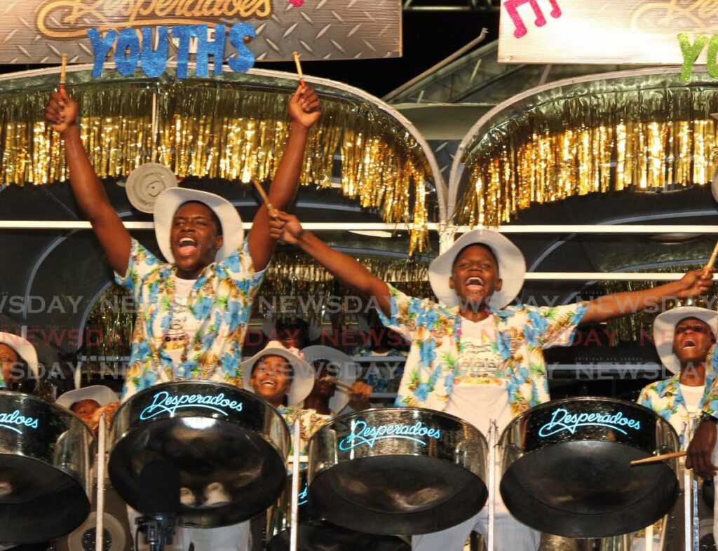 File photo: Desperados Youth Steel Orchestra: Pan Trinbago is putting focus on youth also in its ongoing Pan Month activities which continue to August 31. 