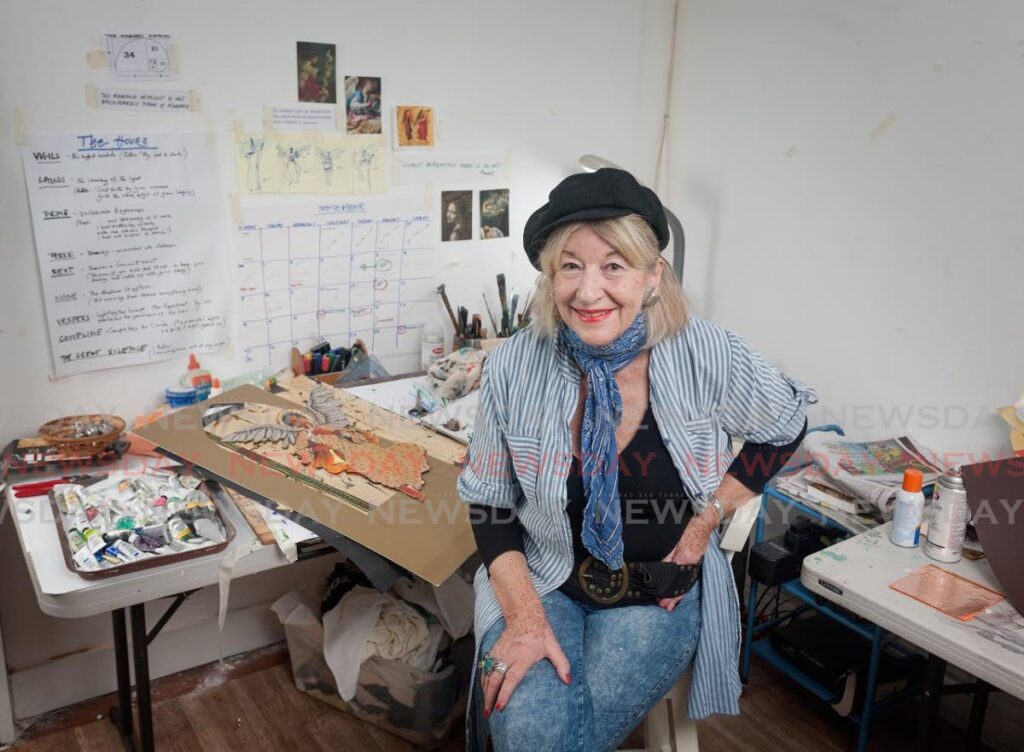 Mixed-media artist Sarah Beckett has been hosting workshops for many years, locally and internationally. Beckett been painting for 50 years. - 