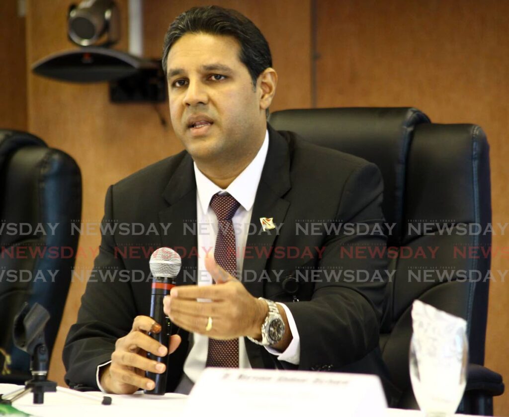 Chief Medical Officer Dr Roshan Parasram during a covid19 media briefing at the Eric Williams Medical Science Complex, Mt Hope on August 12, 2020. - FILE PHOTO/ROGER JACOB