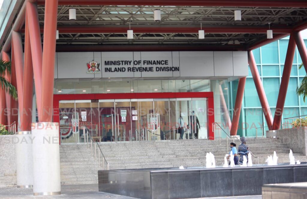 The Inland Revenue Division of the Ministry of Finance in Port of Spain. - FILE PHOTO/ROGER JACOB