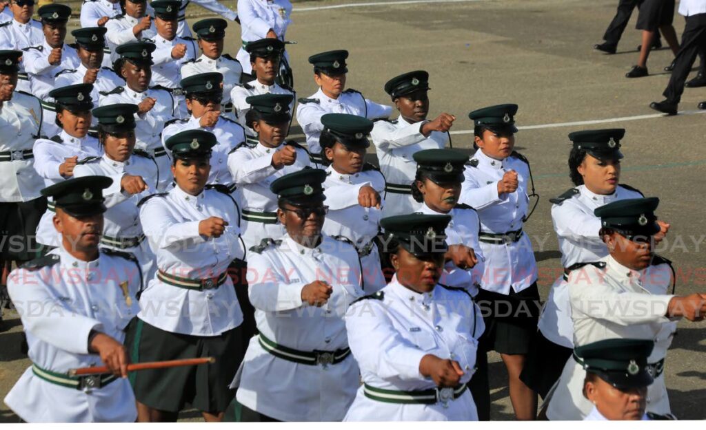Prison Officers on parade. - Sureash Cholai