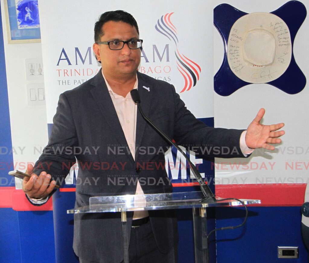 Amcham CEO Nirad Tewarie 