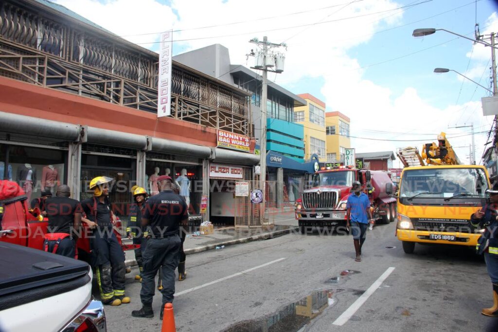Fire guts Plaza 2001, business owners count losses - Trinidad and Tobago Ne...