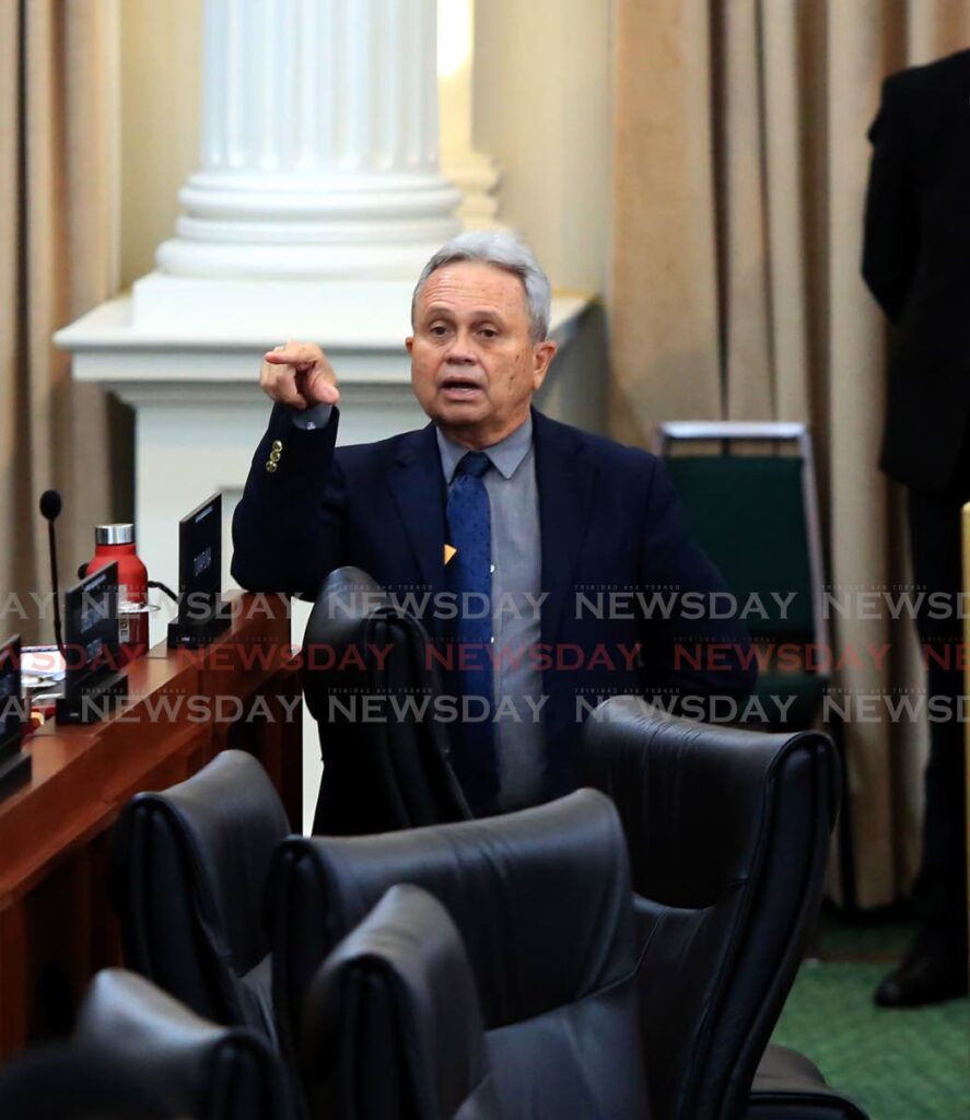 Finance Minister Colm Imbert during the final sitting in the third session of the 12th Parliament on September 9. Imbert presents the 2022/2023 budget for the fourth session on September 26. - SUREASH CHOLAI