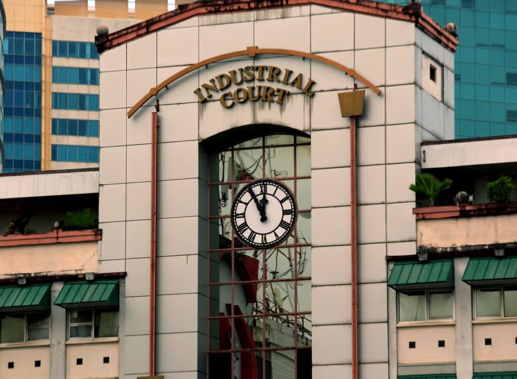 The Industrial Court clock, Port of Spain. - SUREASH CHOLAI