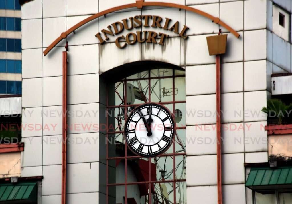 The clock at the Industrial Court, Port of Spain needs fixing.  - SUREASH CHOLAI