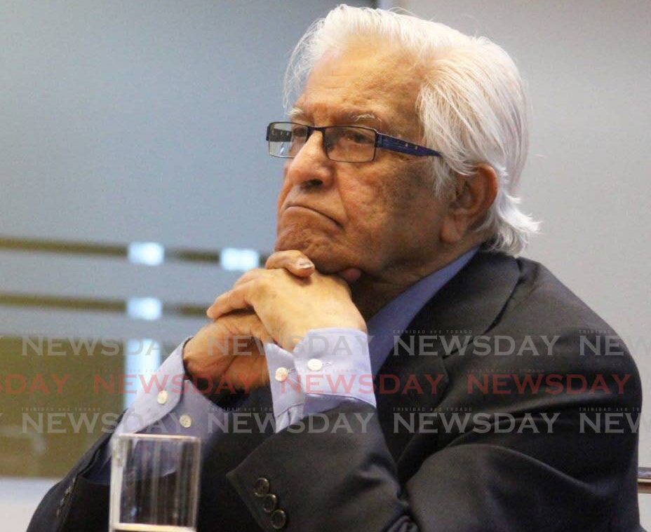 Former prime minister and UNC leader Basdeo Panday. FILE PHOTO  