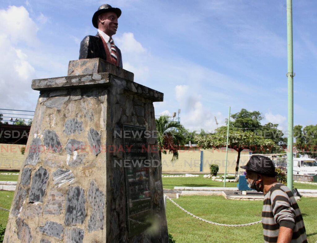 A monument to Lord Kitchener in Arima. - Angelo Marcelle