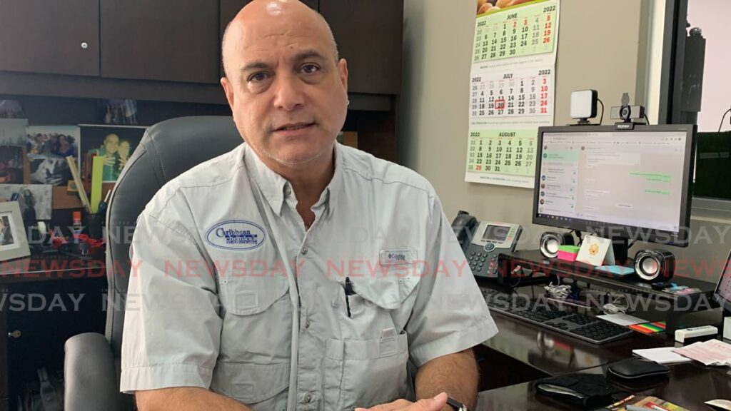 Managing director of Caribbean Chemicals Joe Pires during an interview at his Aranguez office, on July 20. - FILE PHOTO/DARREN BAHAW