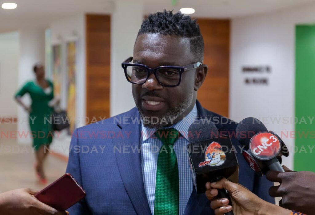 Watson Duke speaks with members of the media. FILE PHOTO - 