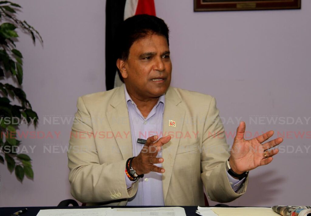 Oropouche East MP Dr Roodal Moonilal during a media briefing at the Office of the Opposition Leader in Port of Spain on September 25. - File Photo by Ayanna Kinsale