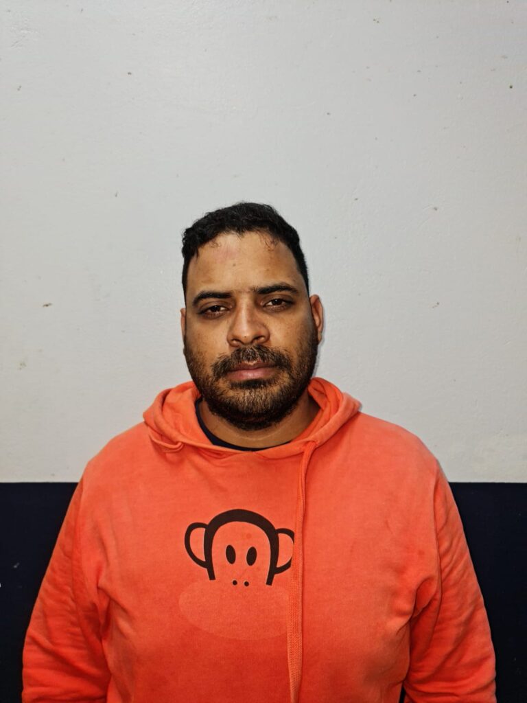 Sixto Rafael Marcano Carrion, charged with trafficking in children, causing a child to become a prostitute, transporting a person for prostitution and being a gang leader in the South Western Division last Friday. - Photo Courtesy TTPS