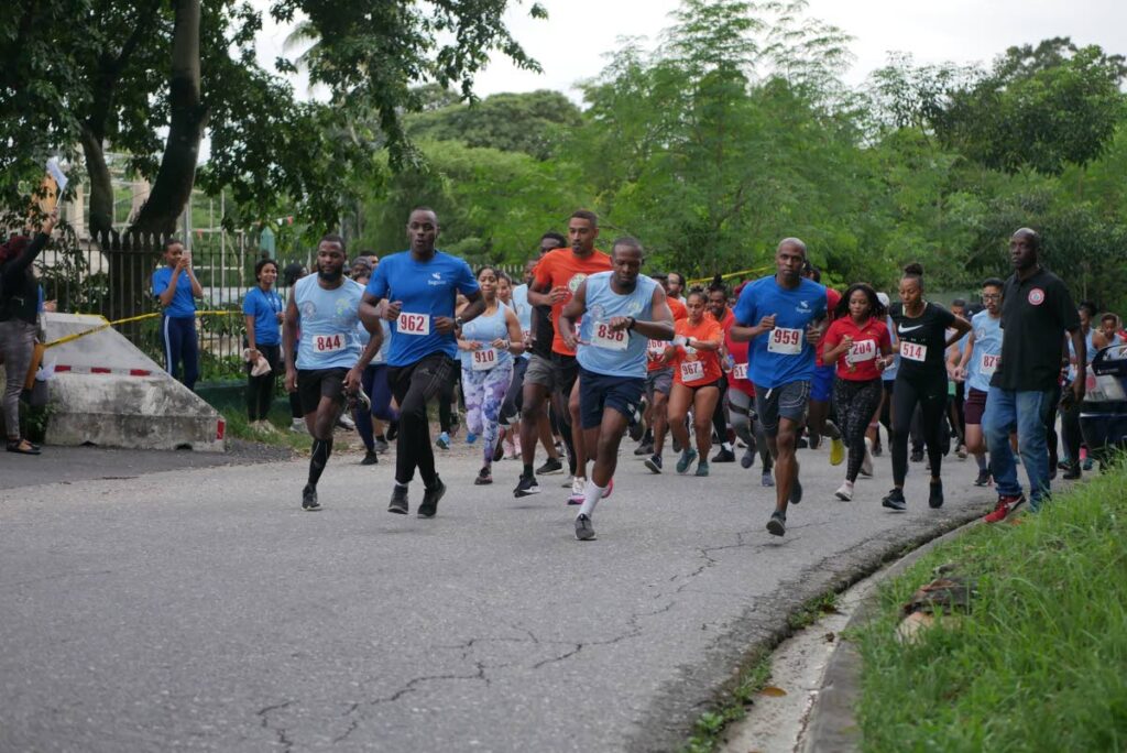 Runners in action at the Chancellor Hill Challenge on September 28. - 