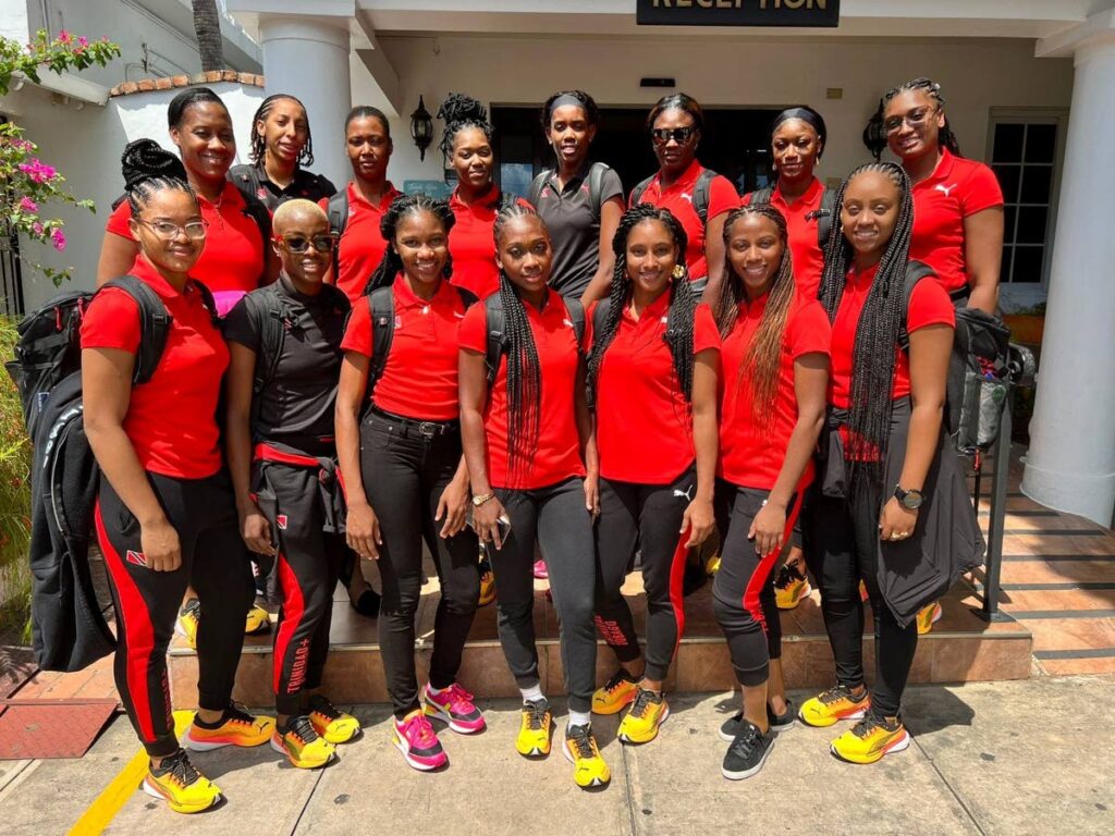 The TT senior women’s netball team booked their spot in the 2023 Netball World Cup, in Cape Town, South Africa.  Photo courtesy TT Netball Association