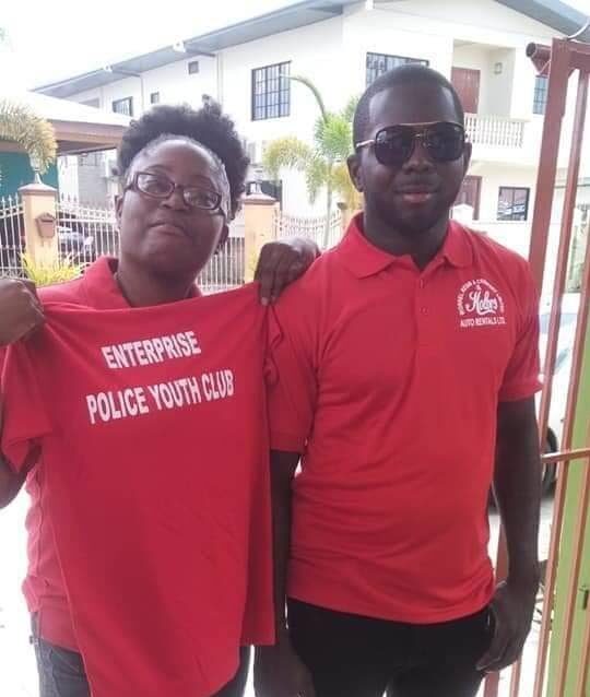 President of the Jimroy Wyse Committee Ginelle Small-Cummings (left) with Justin Lewis, president of the Dass Trace Youth Empowerment Committee.Their NGOs have been working to  empower youth in the area through sports and culture.  - 