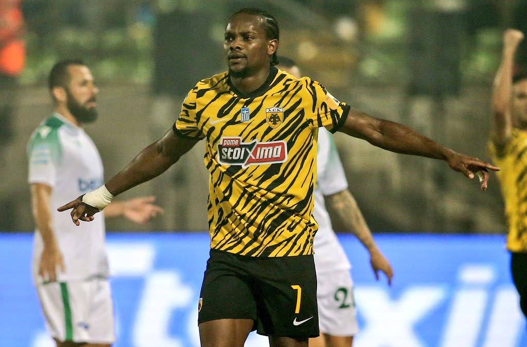 AEK Athens forward Levi Garcia  - 