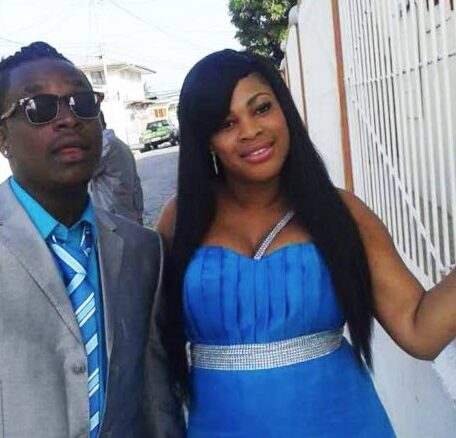GUNNED DOWN: St James couple Korey Clarke and Samantha Patrick who were gunned down in their bed around midnight on Wednesday. Their seven-month-old daughter who was asleep nearby, was unharmed.  