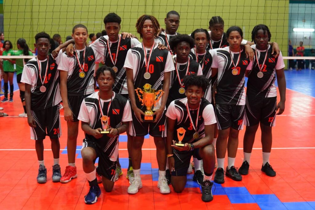 Members of the TT men's U21 volleyball team - Photo courtesy TTVF