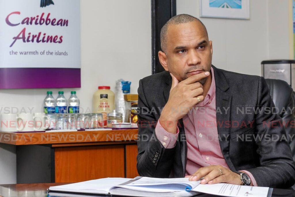Caribbean Airlines CEO Garvin Medera. The airline placed second in the best airlines category in Central America and the Caribbean at the 2022 World Airlines Awards in September. File photo/Jeff Mayers