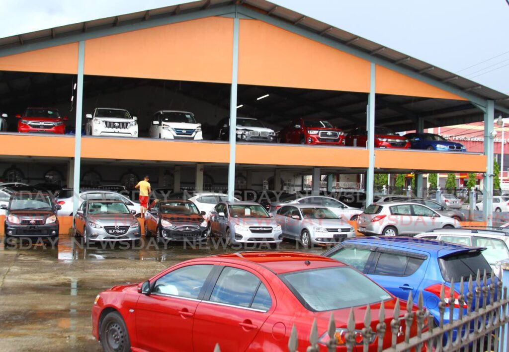 In this 2020 file photo, foreign used vehicles are in stock at Japan Motors in Charlieville. - FILE PHOTO/ROGER JACOB
