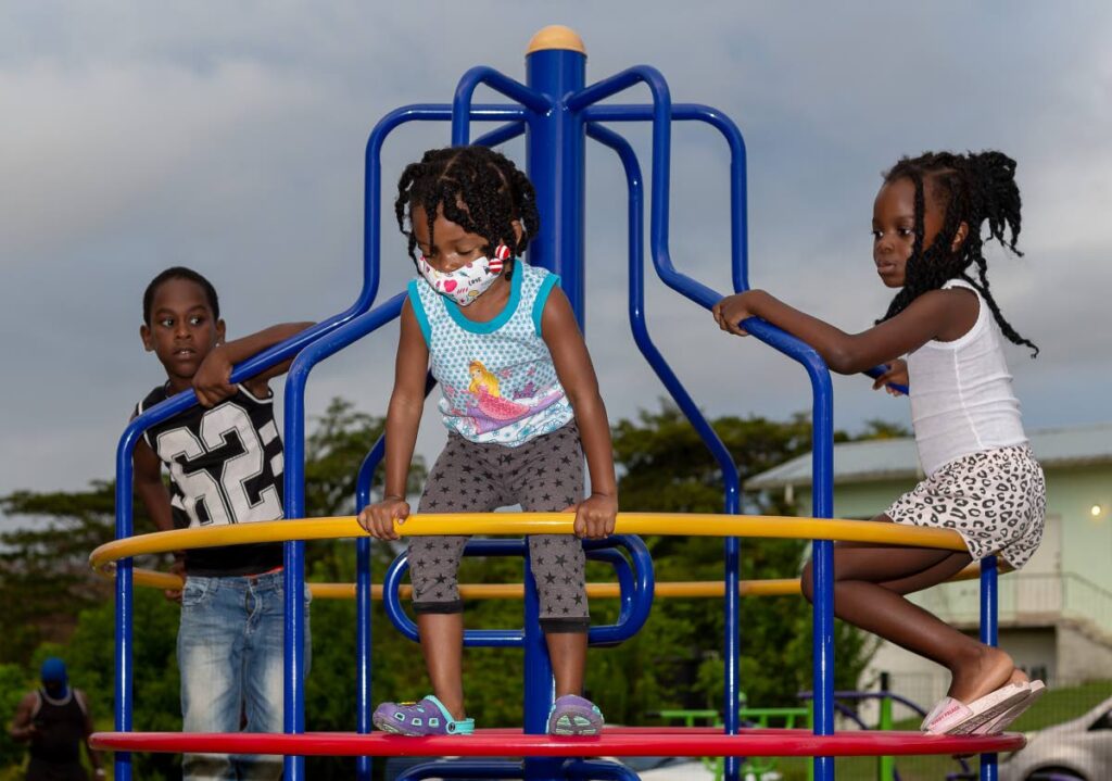 Children have fun at Adventure Play Park, Plymouth, Tobago - File Photo/David Reid