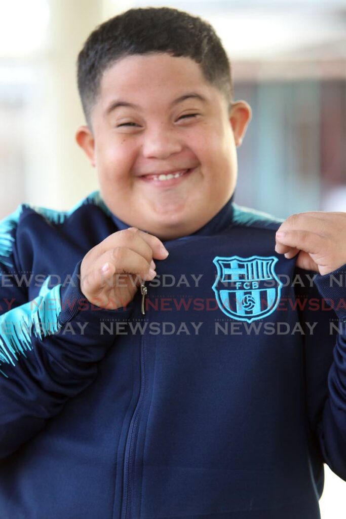 Diego Alejandro Gonzalez Sanchez is a huge fan of FC Barcelona. Photo by Lincoln Holder