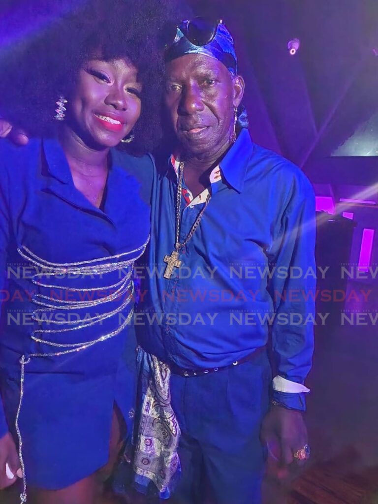 Terri Lyons and her father, SuperBlue, who will perform with her on her first-ever concert, I Am Lion at Naparima Bowl, San Fernando, on November 20. - Yvonne Webb
