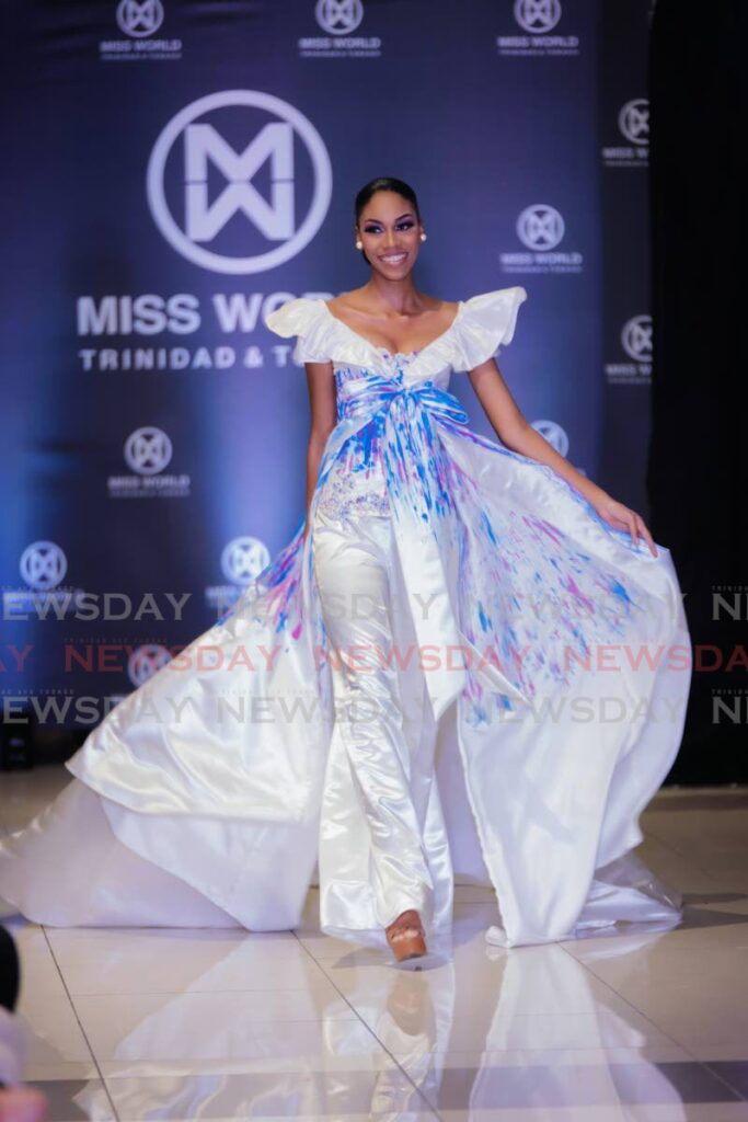 Jemima Pierre, Miss Top Model and second runner-up at the Miss World TT competition. - PHOTO COURTESY DOMINIC ROSS