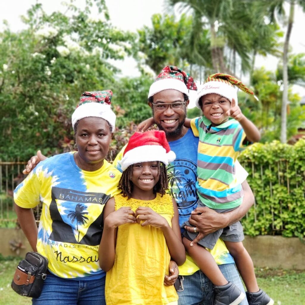 Avonelle Hector Joseph founder of Is There Not a Cause? with her husband Christopher, six-year-old son Amani, and daughter Imara, 11. - 