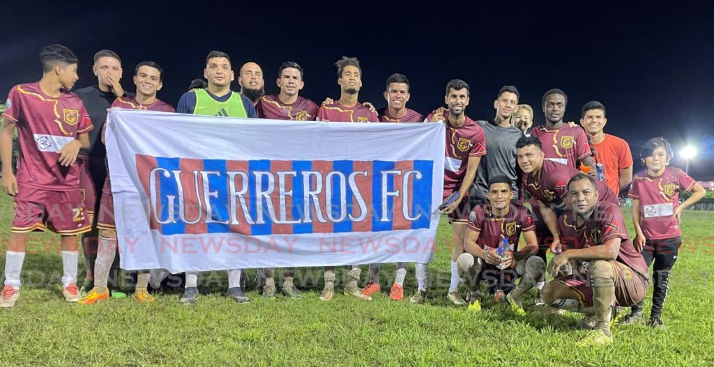 Guerreros FC seeks to continue advancing in the Zone League of TT football. - Grevic Alvarado