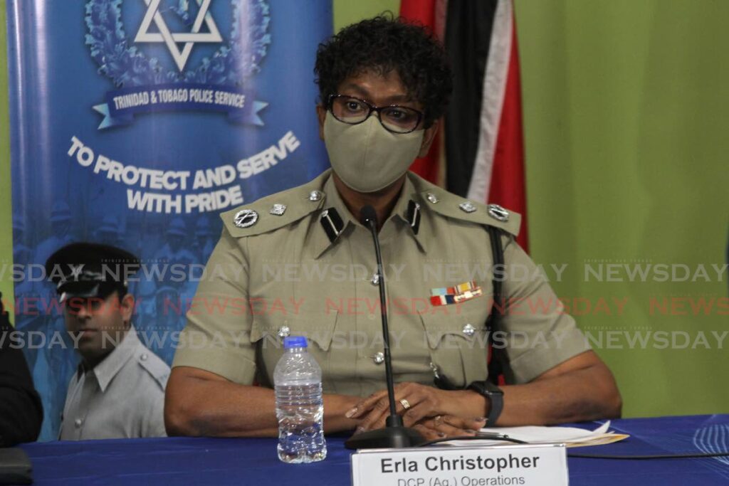 Acting Commissioner of Police Erla Christopher. 