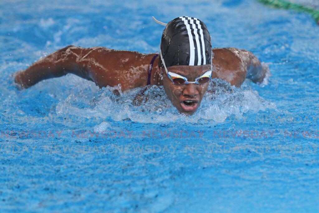 Olympic swimmer Cherelle Thompson at the National Aquatic Centre, Couva. FILE PHOTO/Marvin Hamilton - 