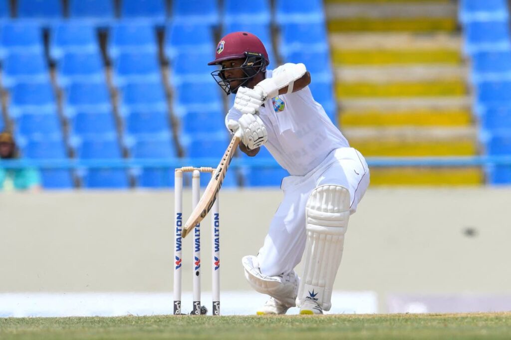 West Indies Test captain Kraigg Brathwaite  