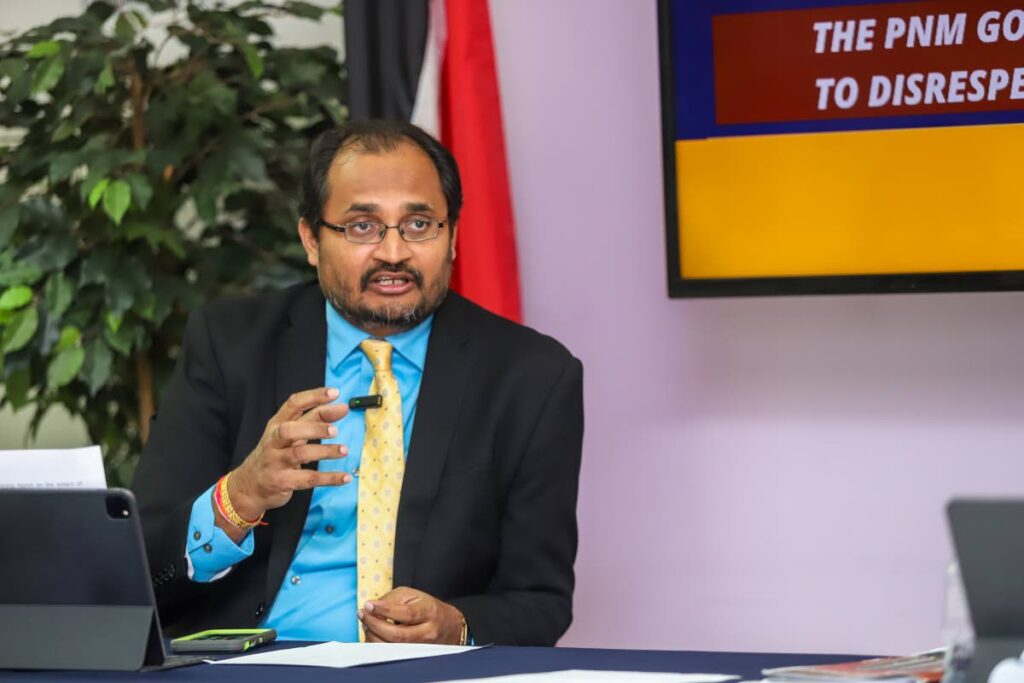 Chaguanas West MP Dinesh Rambally. - 