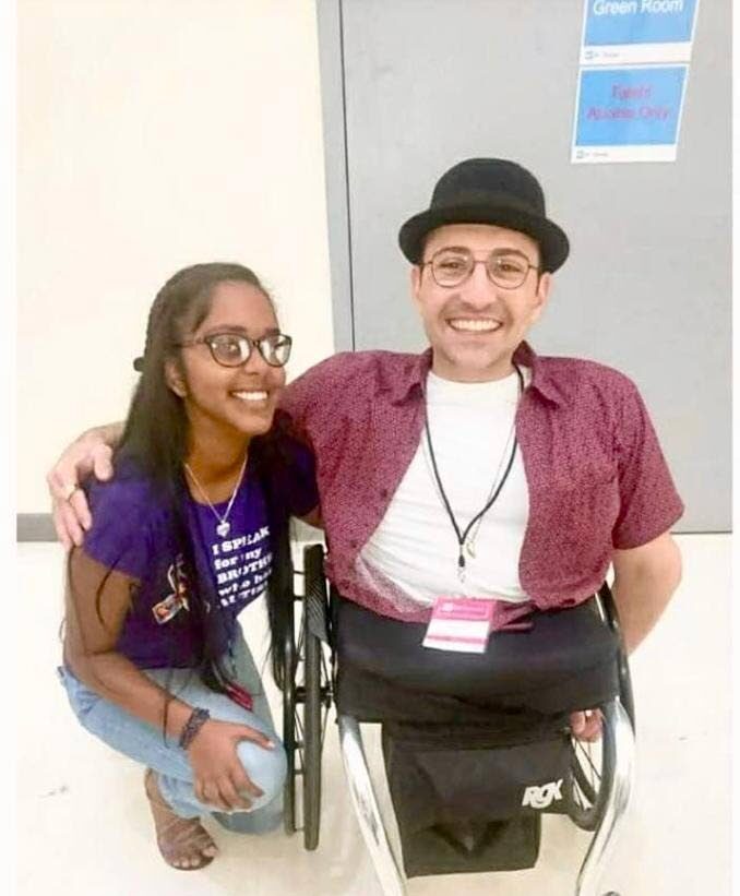 The strength of character often leads to persons with disabilities becoming advocates.
Photo Courtesy - Maya Nanan - 