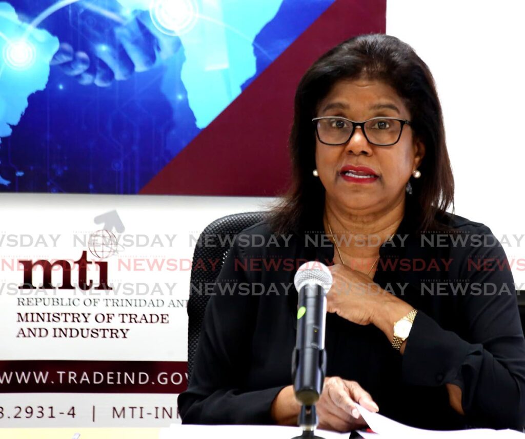 Trade and Industry Minister Paula Gopee-Scoon. - File photo