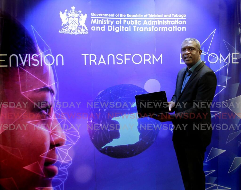 Minister of Digital Transformation Hassel Bacchus. 
File photo by Roger Jacob