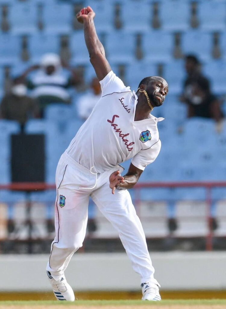 West Indies pacer Kemar Roach - 