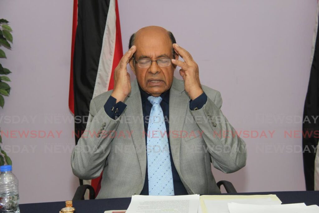 LEAVE ME OUT: Former education minister Dr Tim Gopeesingh. (FILE PHOTO) 