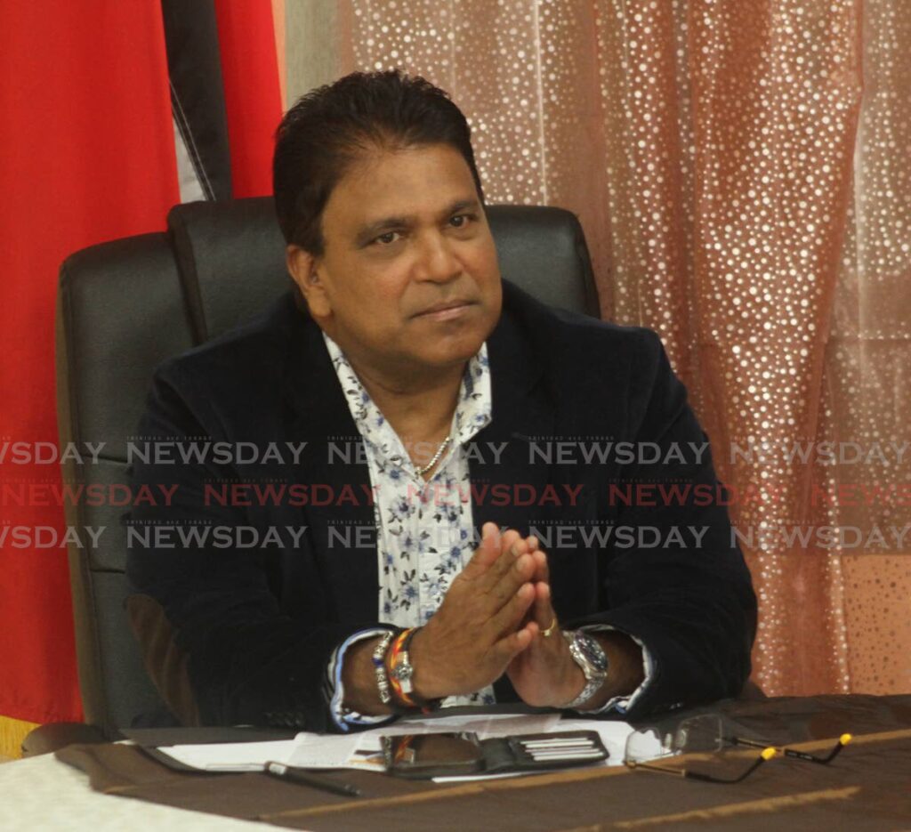 Oropouche East MP Dr Roodal Moonilal who led a UNC delegation to a meeting on Monday with the heads of the Joint Chambers to discuss the impact of crime on business. FILE PHOTO - 