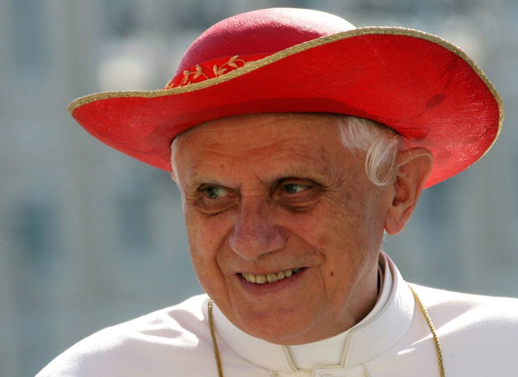  Pope Benedict XVI wears a 