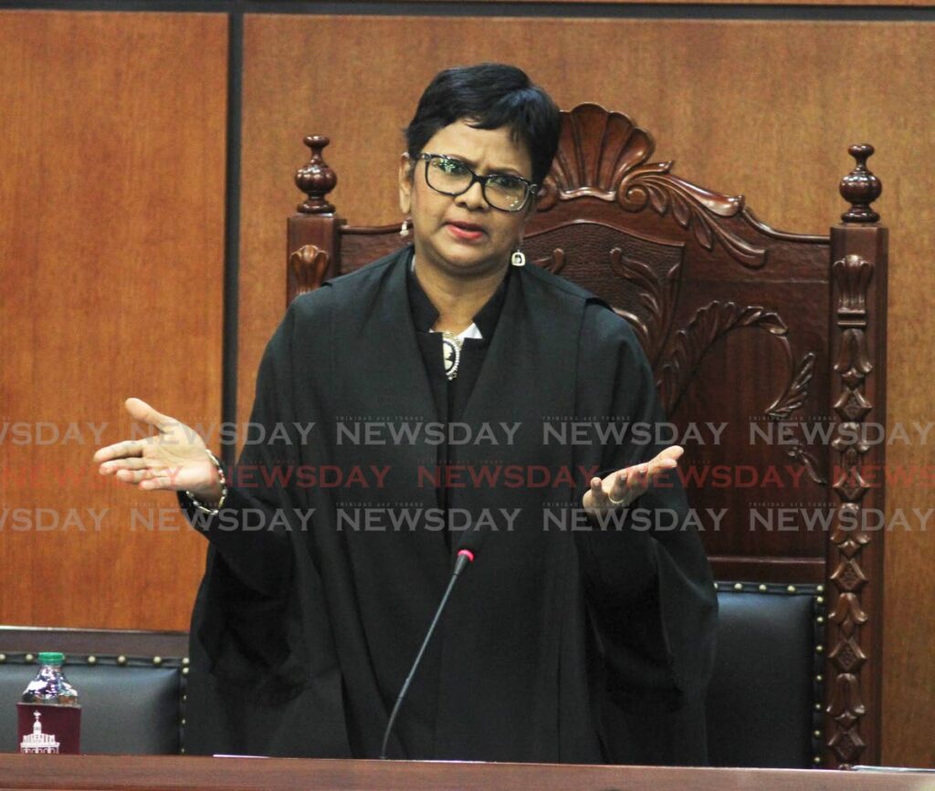  Senate President Christine Kangaloo, government's nominee to be the country's next President.  File photo