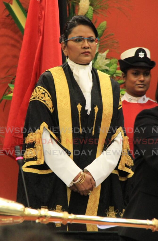 PRESIDENT-ELECT: Former senate president Christine Kangaloo who was elected by the Electoral College to serve as the seventh President of TT at the Red House. - 