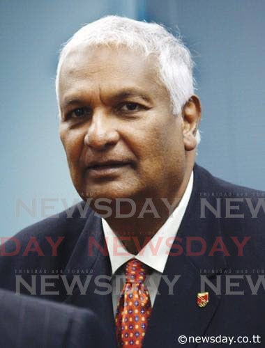 Former foreign affairs and finance minister Winston Dookeran. - 