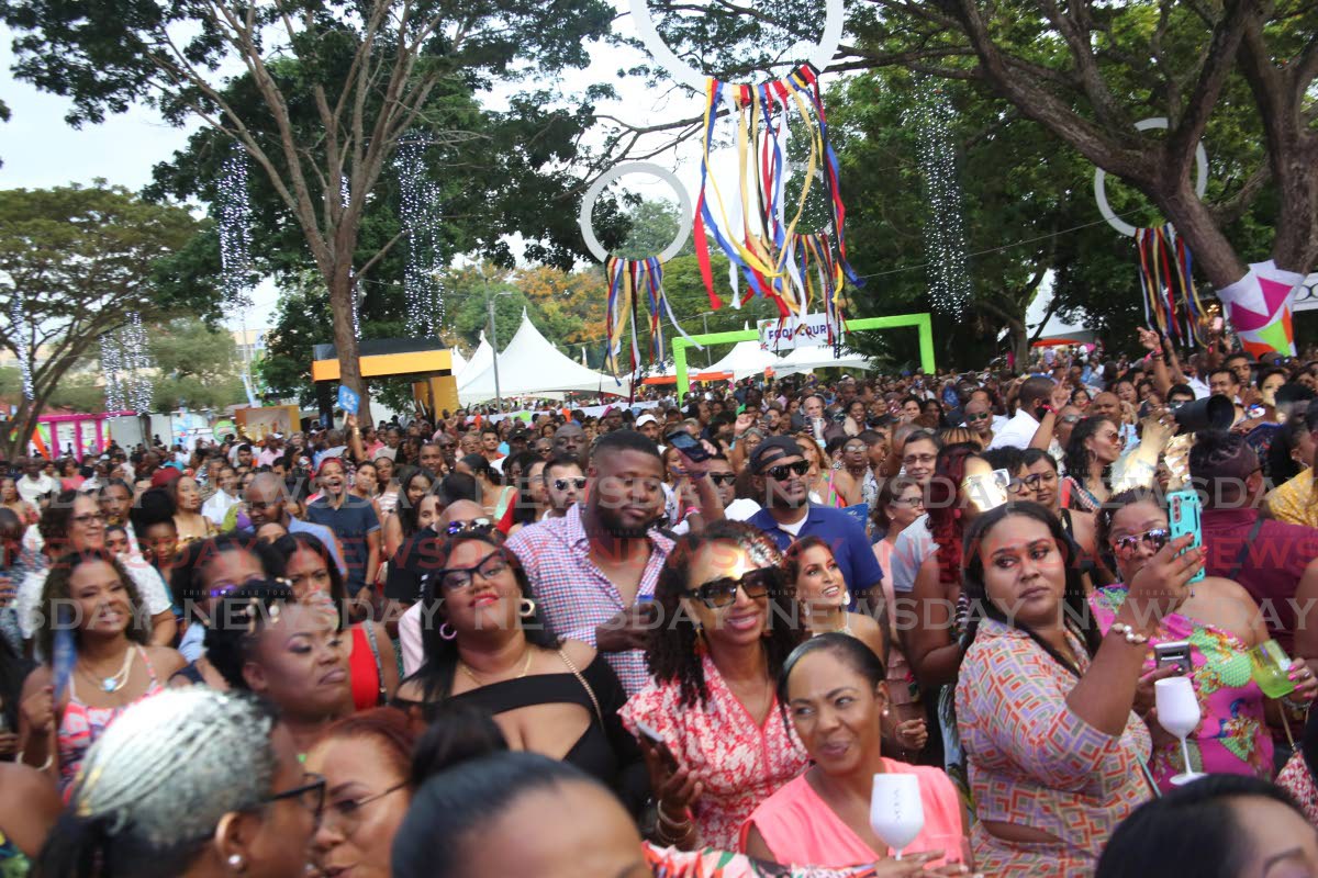 Crowd at UWI Fete 2023.