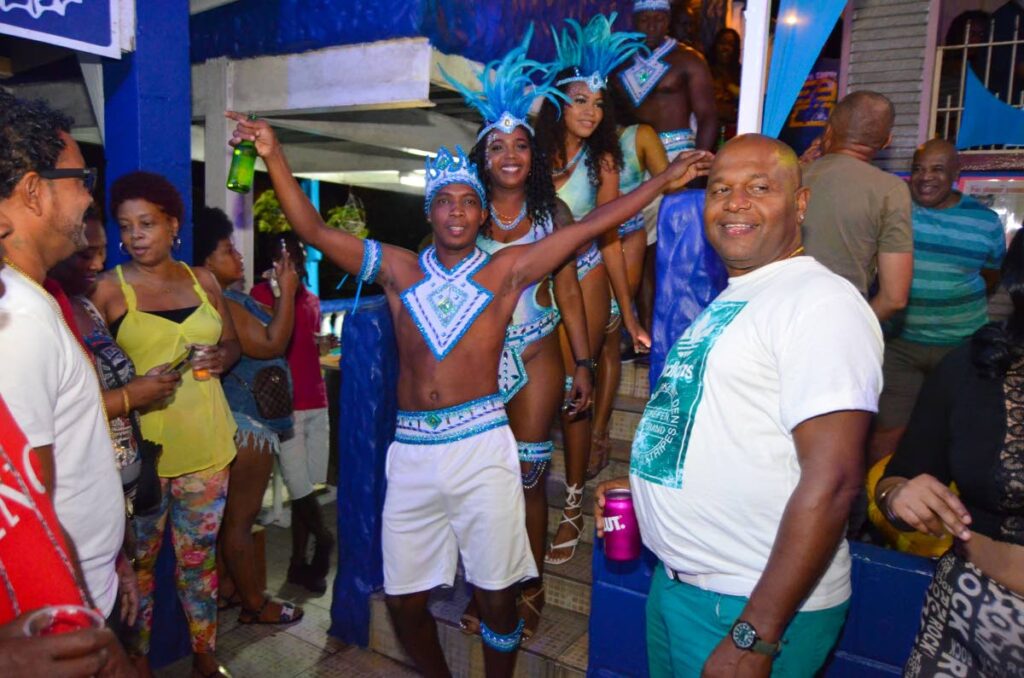 Ecstasy on parade at the Hill Recreation Bar in Arima. - Photos courtesy Arkadians Sports Club
