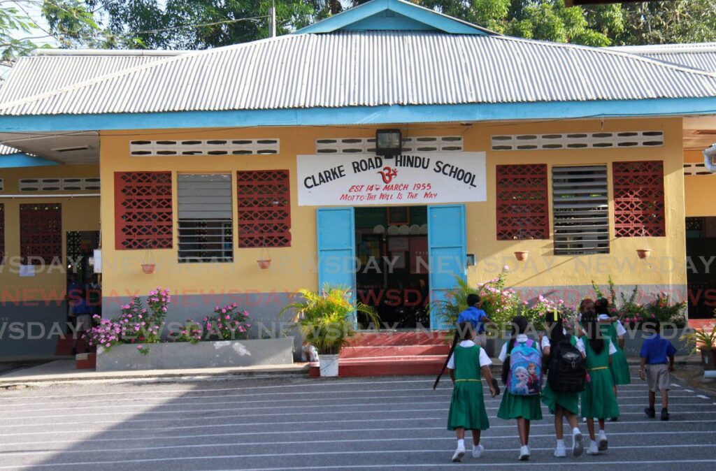 File photo: Clarke Road Hindu Primary School, Penal falls under the Sanatan Dharma Maha Sabha. 