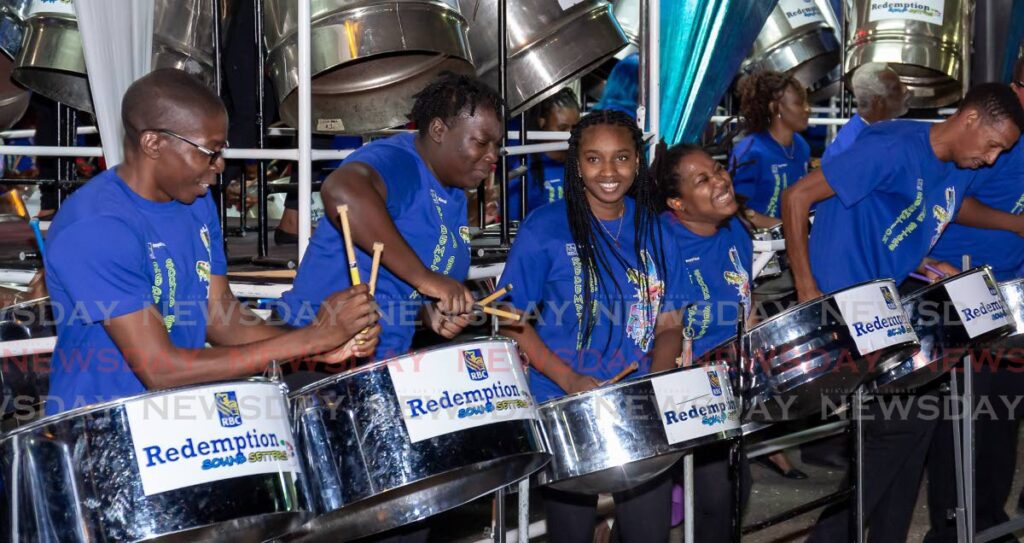 Redemption Sound Setters Steel Orchestra plays Aaron 