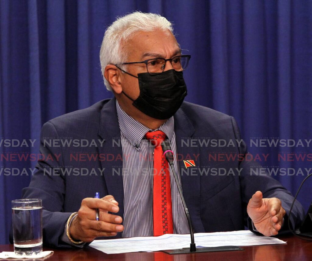 Minister of Health Terrence Deyalsingh. FILE PHOTO - 